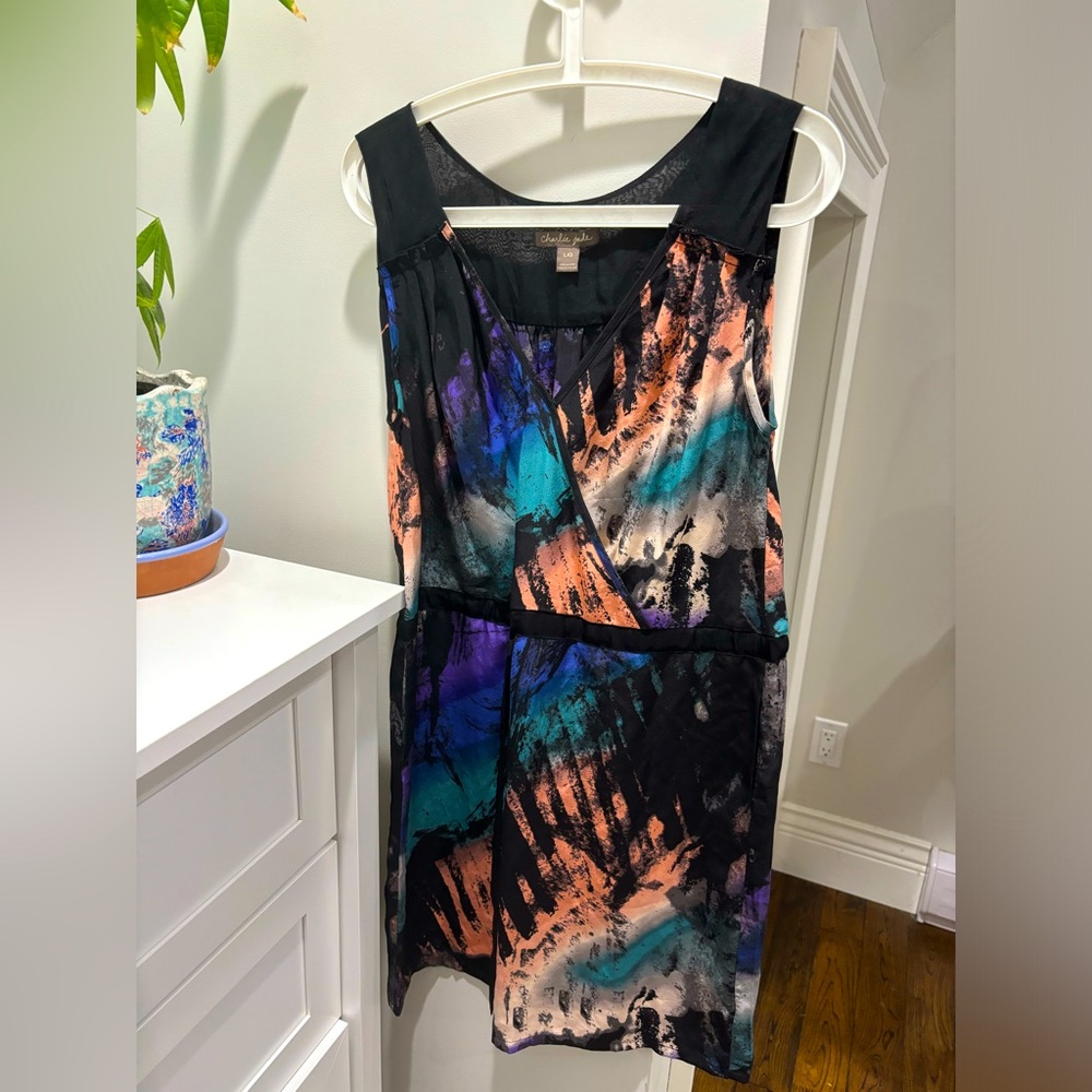 NEW Charlie Jade 100% Silk midi dress